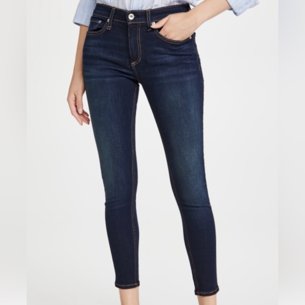 Rag and Bone Cate Mid Rise Ankle Skinny Jeans